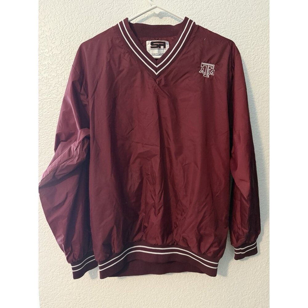 Vintage Texas A&M Southern Athletic Aggies Youth L Pullover Maroon Aggieland